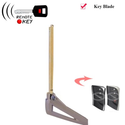 Emergency Key Insert Uncut Blade Replacement for Lexus LS500 LS500h ES300h ES350