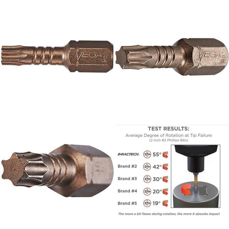 Torx Impact Driver Bits. Professional Grade Impact Grade Multiple 1