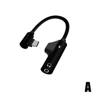 USB C Type C To 3.5mm Jack Splitter Charging Adapter AUX Headphone Y1P4  υ