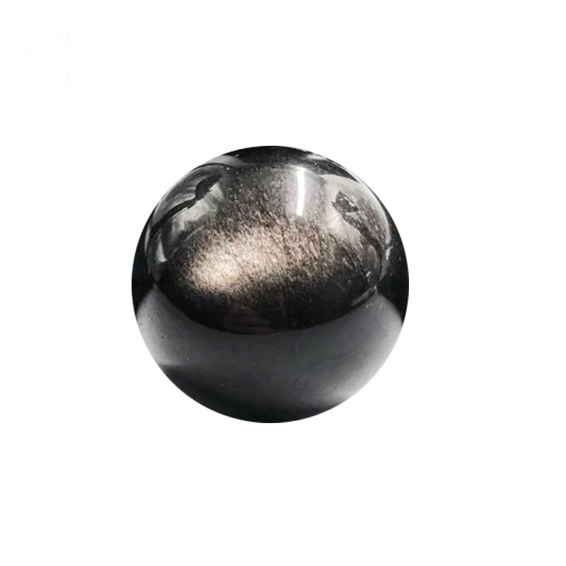 1PC Nera Naturale Ossidiana Cristallo Rotondo Curative Pietre Minerale Esemplare