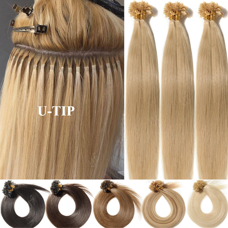 200s Brazilian Nail U Tip Remy Human Hair Extensions Pre Bonded