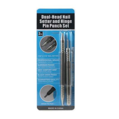 2 Pieces Spring Tools Nail Set Hinge Pin Tool Marking Metal Woodwork Drill Bit