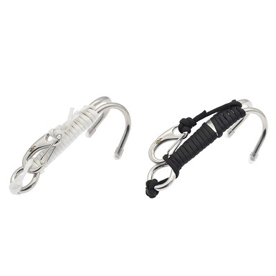 1X(KEEP DIVING Reef Drift Hook Doppel-Tauchhaken Aus Edelstahl mit Schnur f B2B7