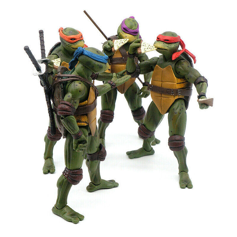 NECA Teenage Mutant Ninja Turtles Action Figure 4pc Set