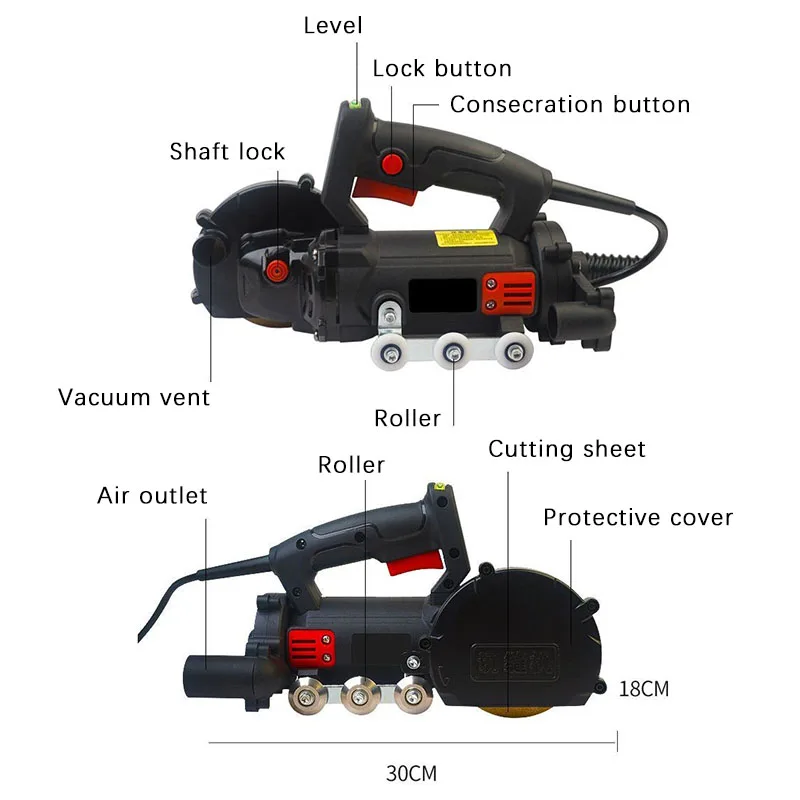 Electric Vacuum Cleaner Ceramic Tile Gap Cutter for Seam Cleaning And Cutting Co