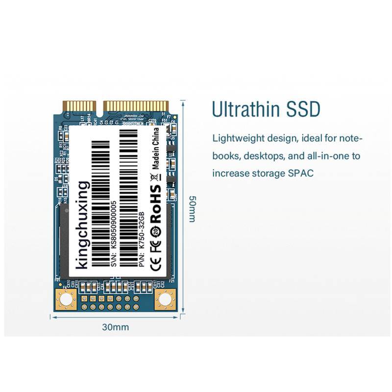 Kingchuxing 512GB 256 GB mSATA III SSD Internal Solid State Hard Drives Laptop