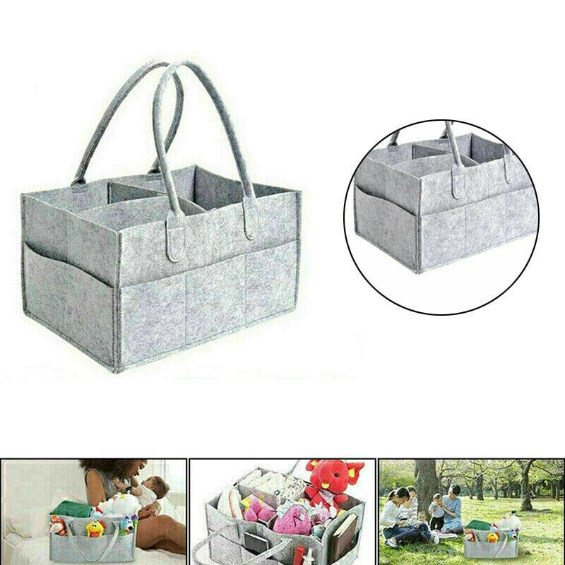 Baby Diaper Caddy Organizer Portable Holder Bag Nursery Esse