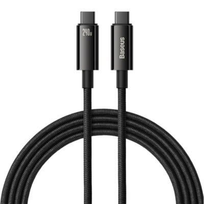 Baseus 240W USB Type C Cable PD3.1 Supercharge Fast Charger for Samsung Macbook