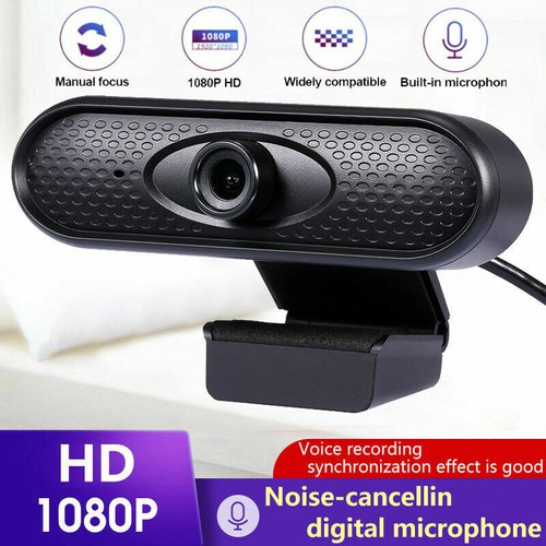 HD 1080P Webcam Kamera USB 2.0 3.0 mit Mikrofon für PC Laptop Computer Notebook