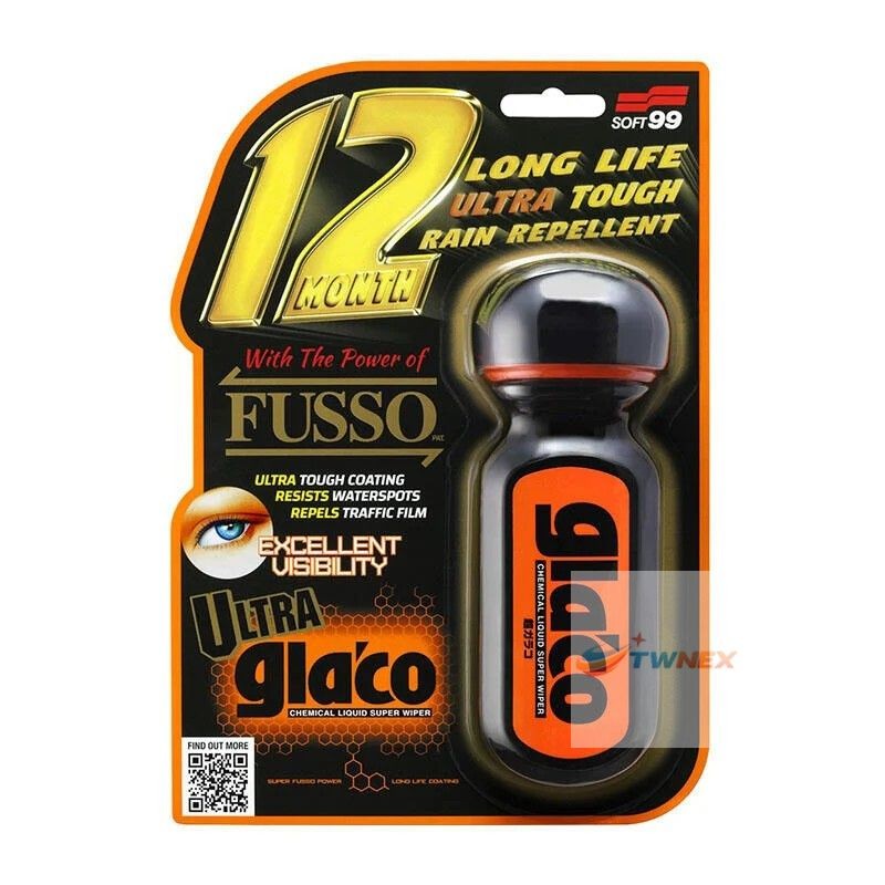 NEW SOFT99 12M Ultra Glaco Glass Treatment Automotive Rain Repellent (70ml)