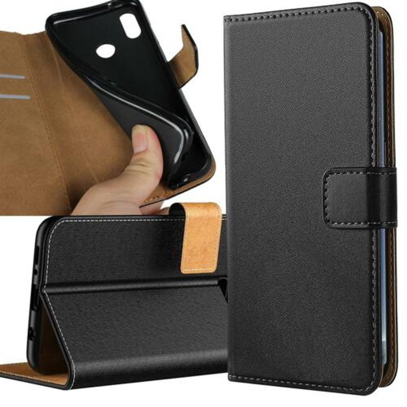 Custodia Portafoglio In Pelle Per Xiaomi Mi Poco M3 / Redmi 9T – Flip Cover Magnetica Con Supporto Video – Blu - 2