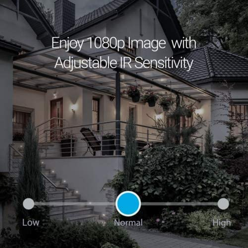 1080P Full HD Wireless Security Camera System, 4 Pack Smart Home Indoor Outdoor