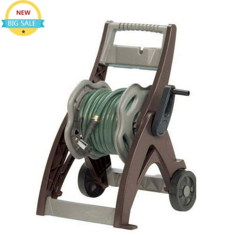 175 ft. Hosemobile Hose Reel Cart, Mocha and Taupe，Free Shipping
