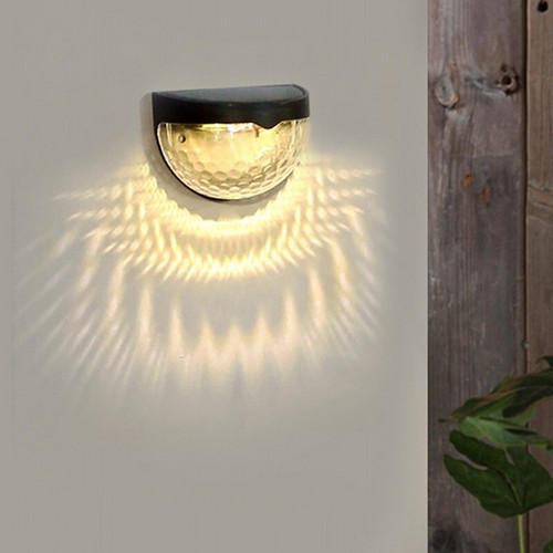 Outdoor Solar LED Deck Lights Path Garden Patio Pathway Stairs Step Fence Lamp