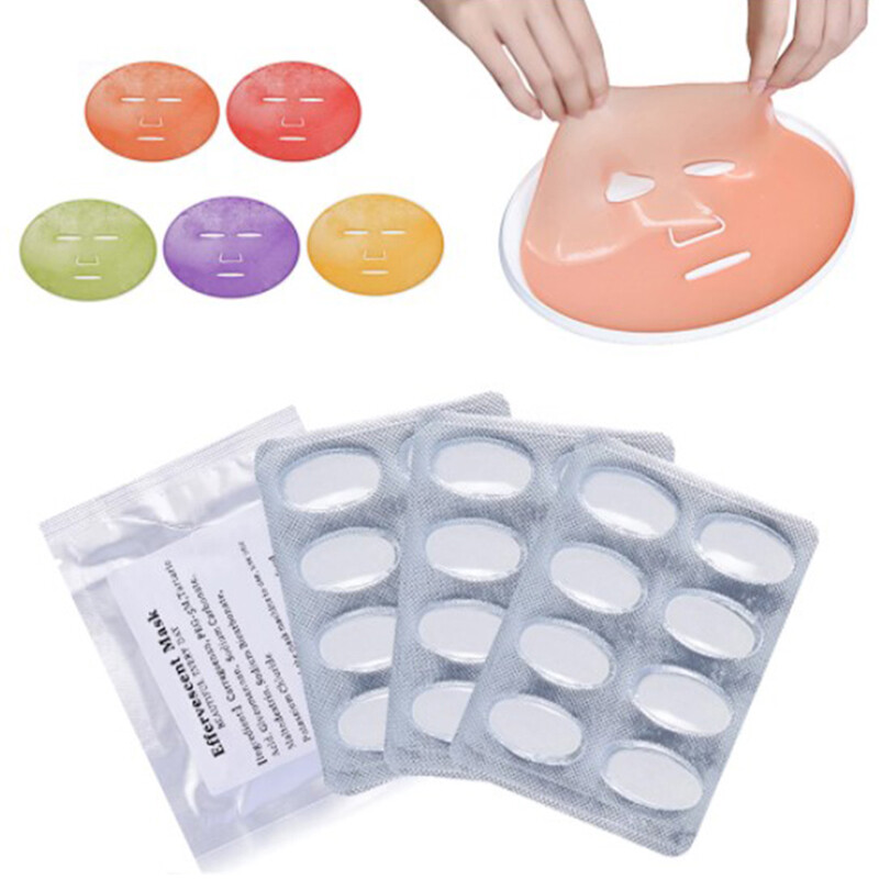 Whitening DIY Facial Fruit Vegetable Mask Use Effervescent Collagen TabletsH@-@