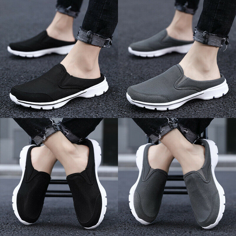 Lightweight Wide Closed Toe Flats Mules Casual Slip On