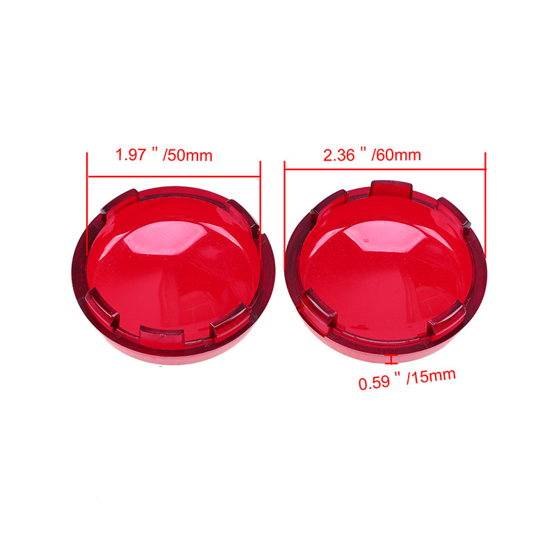 LED Turn Signal Light Lens Cover for Harley Touring Sportster 883 1986-2015 B7D5