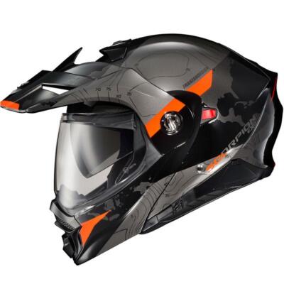 Scorpion EXO-AT960 Helmet Dual Sport Modular Flip Up Inner Shield DOT ECE XS-3XL