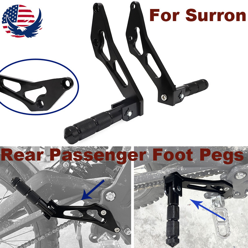 Rear Passenger Foot Pegs Pedal For Surron Segway X160 X260 Light Bee X Dirt Bike