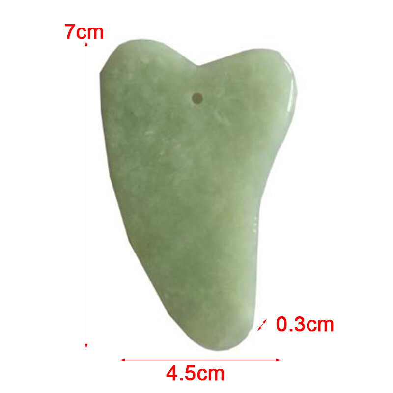 1PC Guasha Jade Board Scraper Tool SPA Salon Body Massager Health Care -ca