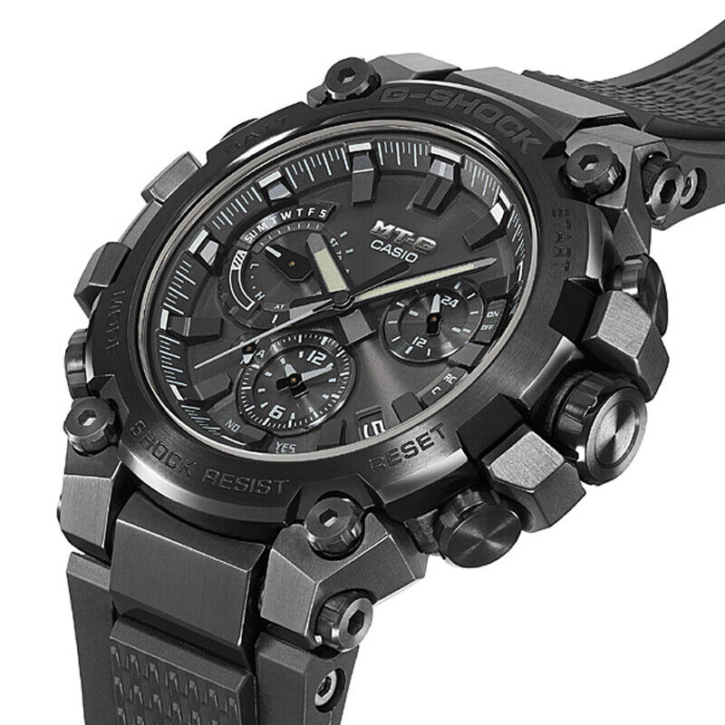 Pre-owned Casio G-shock Mt-g Mtg-b3000b-1ajf Bluetooth Mobile Atomic Solar Men`s Watch