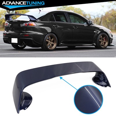 Fits 08-17 Mitsubishi Lancer Evolution EVO Style Trunk Spoiler Painted #D14 Blue