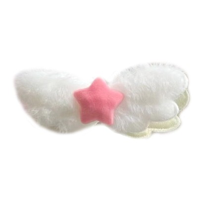 Plush Wing Shape Hair Clip Nonslip Hair Barrettes for Hot Girl Duckbill Hairpin