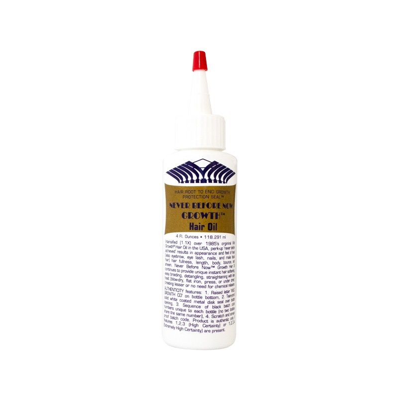Never Before Now Wild Growth Hair oil 4oz Brand New