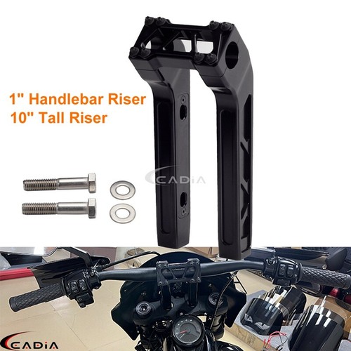 1" Club Style Handlebar Riser 10" 11" Pullback Riser For Harley Dyna FXD Softail