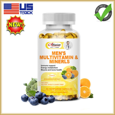 Multi Vitamin for Men 120 Capsules Mens Prostate Multivitamin Multimineral Daily