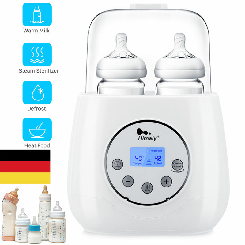 4 in 1 Flaschenwärmer baby Doppelt Babykostwärmer Sterilisator Babykosterwärmer 