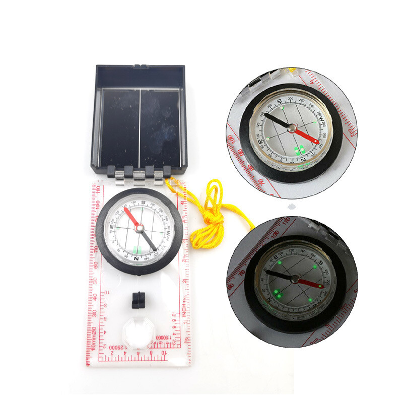 Mirror Sighting Compass Camping Hiking