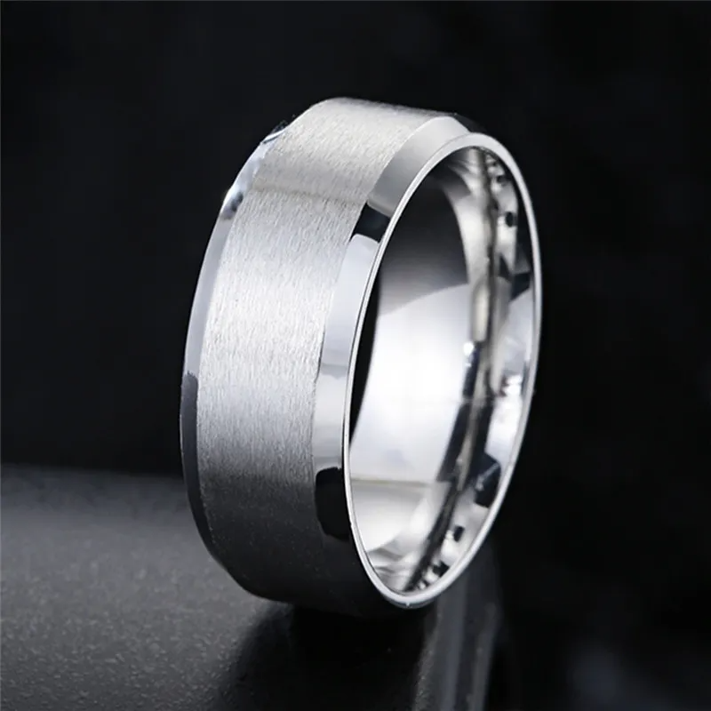 Tungsten Carbide Wedding Band Ring Brushed Silver Mens Jewelry Size 5-17 + Half