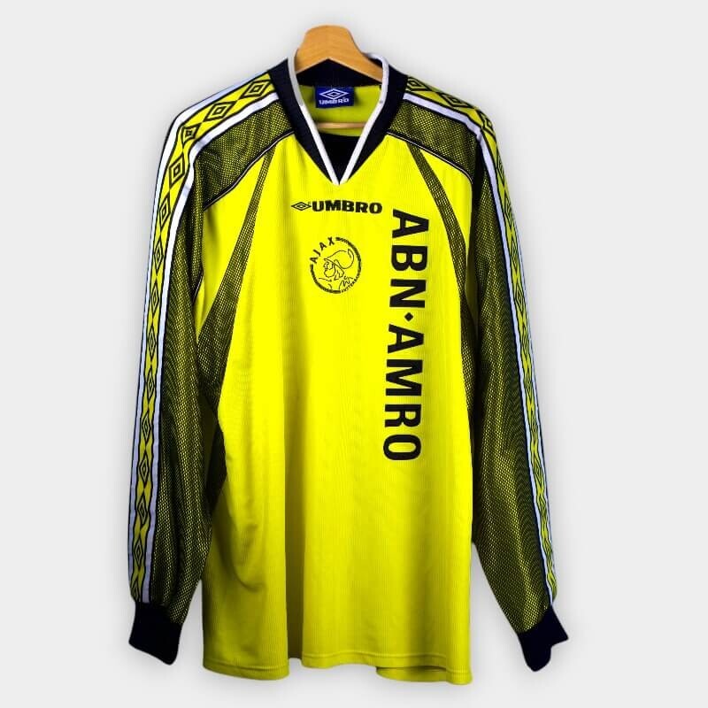 Ajax Goalkeeper football shirt 1998 - 1999 Umbro Adults XL - XXL Van Der Sar