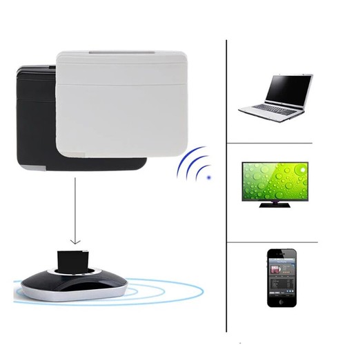 Bluetooth-compatible Music Audio 30Pin Receiver Adapter Speaker For i phone H4