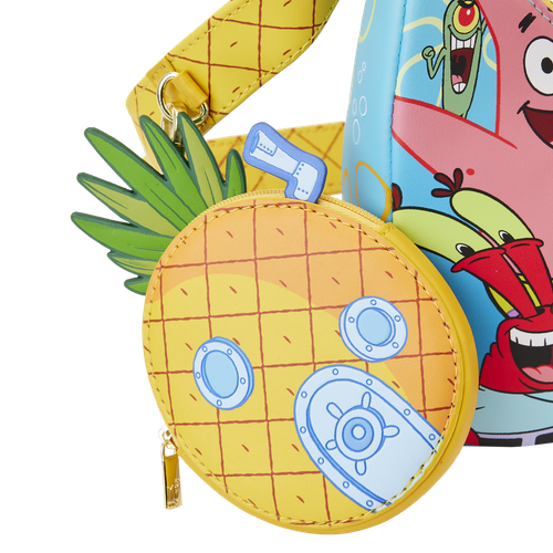 Loungefly SpongeBob SquarePants Group Shot Crossbody Bag