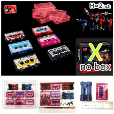 THF-01P 6 Tape Soundwave Cassette Deformable Robot Action Figure Toy 2 inch