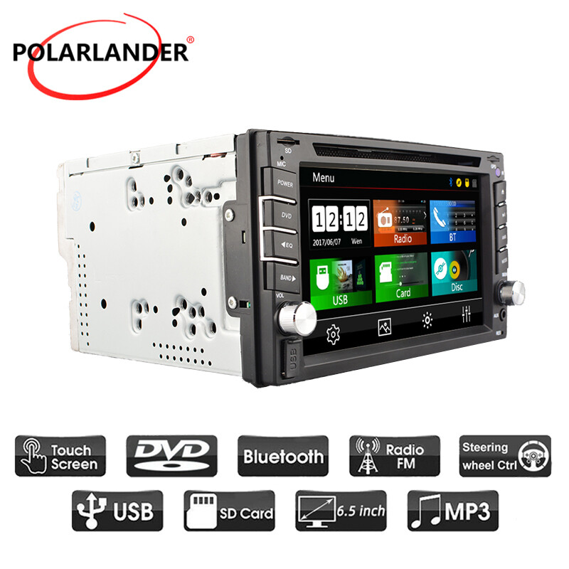 Cd Dvd Bluetooth Stereo Hd Mp5 Player Tv/fm/tf Touch Screen