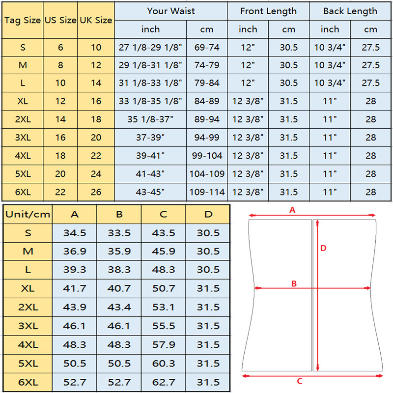 Fajas Colombianas Girdle LATEX Waist Trainer Cincher Long Torso Shapewear Shaper