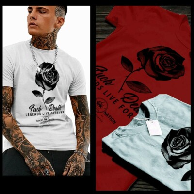 Hip Hop t-shirt 90s rap music underground Cypha Brooklyn Rose XL white Tee