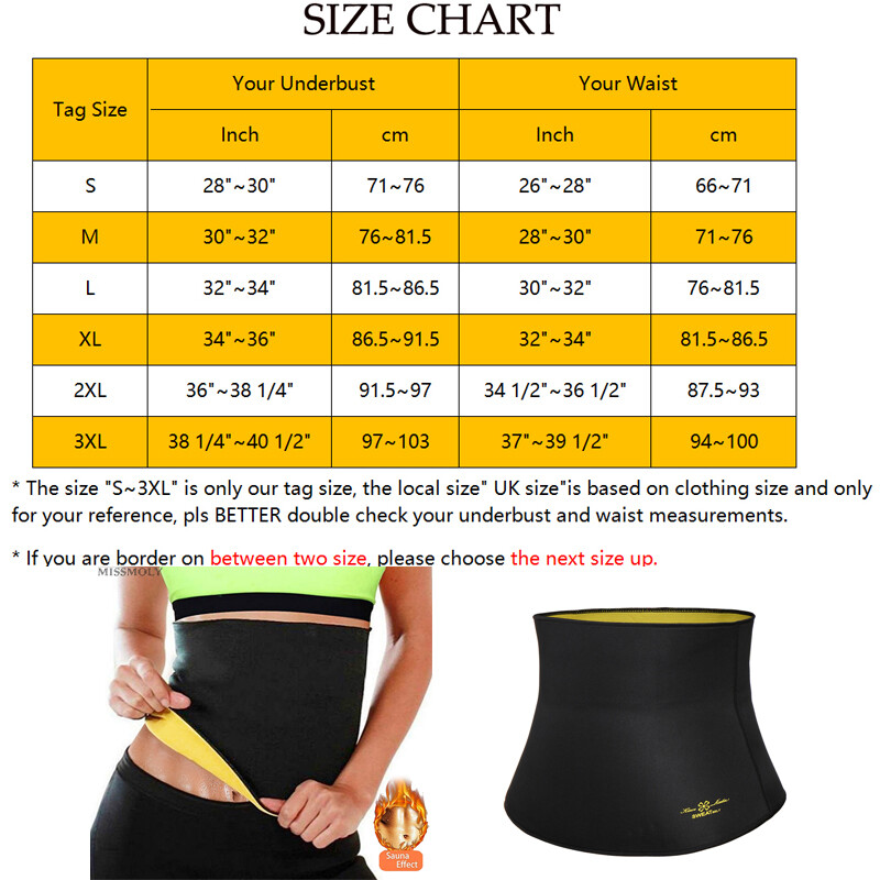 Men&Women Premium Waist Trainer Sweat Belt Belly Reducing Workout Trimmer Shaper