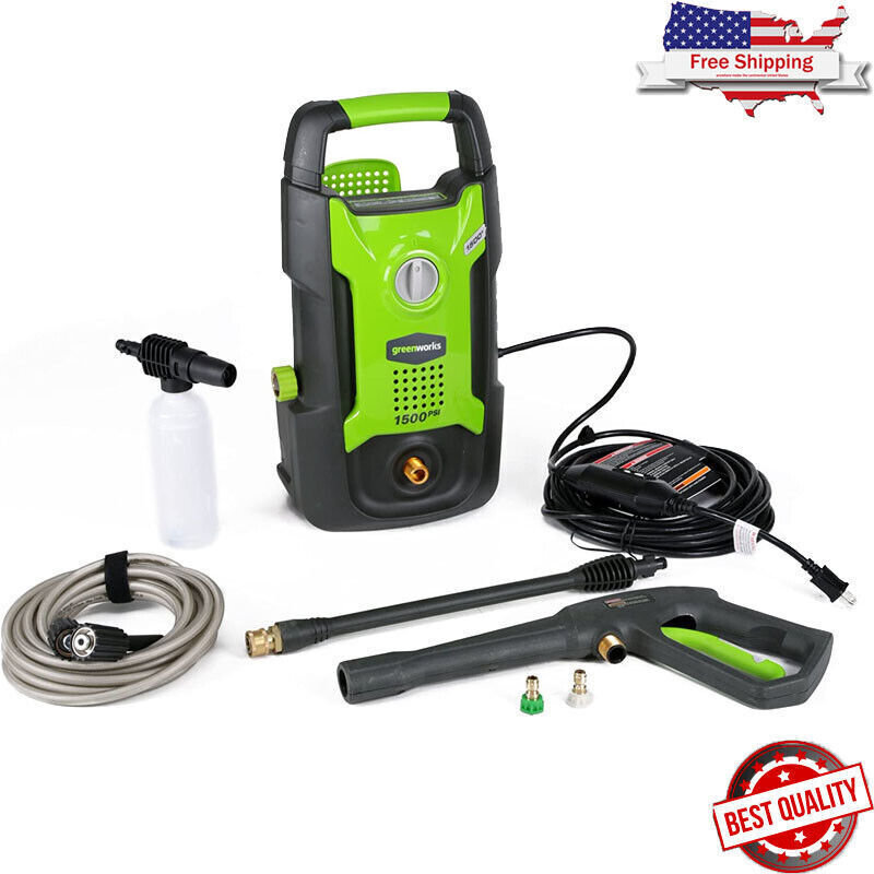 New 1500PSI 1.2GPM Electric Pressure Washer Sprayer High Pow