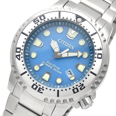 CITIZEN PROMASTER MARINE BN0165-55L Eco-Drive Diver's Watch Ice Blue Dial 44mm