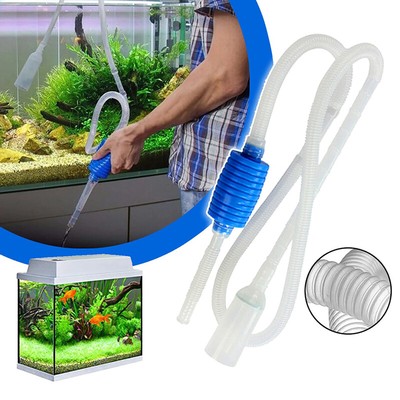 Semi-automatic Water Change Aquarium Siphon Fish Tank Syphon Vacuum Cleaner P CB