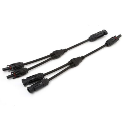 PV Connector Y Type Parallel Connection Solar Panel System Waterproof Connector