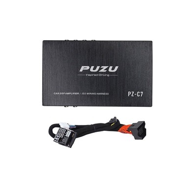 PUZU PZ-C7 Car DSP Amplifier ISO Wiring Harness 4x150W Car Amp 6CH Output 12V