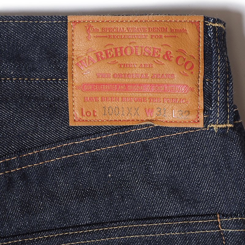 Pre-owned Warehouse Lot 1001xx 13.5oz Jeans Straight Denim Made In Japan Free/fast Ship In Blue