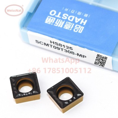 HADSTO SCMT09T308-MP HS8125  Carbide Inserts 10PCS SCMT Inserts NEW