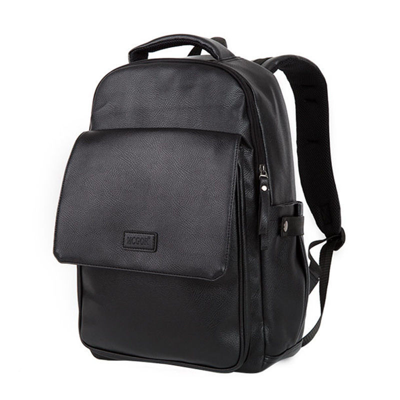 Mochilas de imitación de cuero para hombres