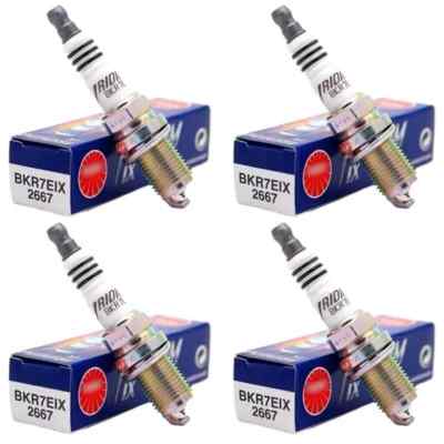 NGK SPARK PLUGS BKR7EIX IX Iridium Plug Set of (4) 2667